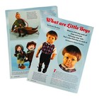 Vintage Little Boy Dolls History Article 7 Pages With Photos