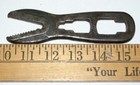 Old Antique No 12 V   B Vaughan   Bushnell Mfg  Co Alligator Wrench