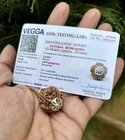 Lab Certified 925 Silver   5 Mukhi Rudraksha Rudraksh Pendant  20mm  5 Face