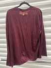 Virginia Tech Hokies Team Issued Nike Dri-fit Long Sleeve Maroon 2xl