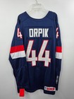Nwt Usa Hockey Jersey Men s Blue Nike Iihf International Brooks Orpik   44 Large