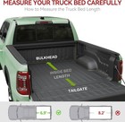 Soft Quad-fold Truck Bed Cover Fits For Chevy Silverado gmc Sierra 2500 3500 Hd