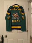 Mighty Ducks Adult L Aso Conway  96 Jersey Hockey Embroidered 90 s Movie