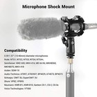 Smallrig Microhone Shock Mount Holder Mic Cradle W  Cold Shoe For Boompoles-1859