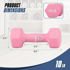 Madog Dumbbell Set  Anti-slip Neoprene Coated Hexagon Hand Weights For Home Gym 
