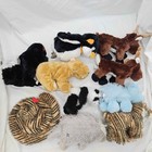 Webkinz Lot 10 Gorilla Panda Penguin Porcupine Rhino Tiger Snake Hippo No Codes