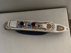 Disney Cruise Line Dcl Scale Model Ship Replica Magic Captain Signed 1999 10 