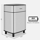 Stainless Steel Motion Sensor Automatic Touchless Trash Can 2 7 Gal