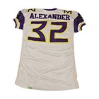 Curtis Alexander Birmingham Thunderbolts 2001 Game Used Away Jersey Size 50  2