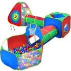 5pc Kids Ball Pit Tent   Tunnel Set  Toddler Jungle Gym Play Toy  Indoor outdoor