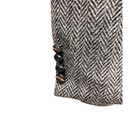 Kuppenheimer Mens Vintage Pure Wool Herringbone Blazer Grey Sport Coat Usa 38r