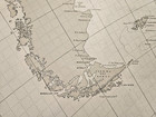 Great Circle Sailing South Atlantic Vintage 1920 Nautical Chart U s  Navy 1281
