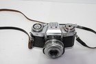 Vintage Zeiss Ikon Contaflex Super B 35mm Film Camera W  Carl Zeiss Tessar 50mm