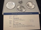 3 Coin Set 1983 S  D  P Olympic Proof Silver One Dollar Us  1 90  Silver Coin