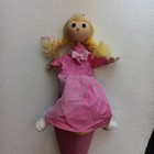 Moravska Ustredna Cone Puppets Princess And Clown Vintage Imagination Fun Toys