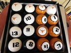 Texas Longhorn Billiard Ball Set