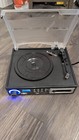3 Speeds Record Player Portable Bluetooth Turntable With Built-in Dual Stereo Sp