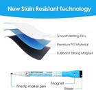 Magnetic Dry Erase Board For Fridge  12 X 8 Inch  Markers Included   Strong