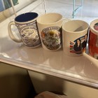 Fun Lot Of 17 Vintage International Travel Coffee Migs  See Photos