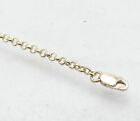 Lobster Lock Cable Rolo Chain Necklace Extender Real Solid 14k Yellow Gold