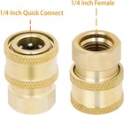 3 Pack Pressure Washer Coupler Brass Fittings 1 4 Inch Quick Connect To Female N