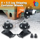 Bolt-on Spindle Kit And Shipping Container Wheels With Handle 6x5 5 Lug
