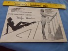 1956 Vintage Marilyn Monroe Drawing Aid    a New Concept In Curves    Collectable