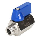 1 4  Npt Male X Female 304 Stainless Steel Shut Off Ball Valve Mini Ball Valve
