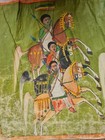 261091 - Very Old   Rare Ethiopian Haile Selassie Painting On Canvas - Ethiopia