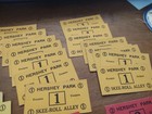 Big Lot Vintage Early Days Of Hershey Park Ride And Game Tickets Get All