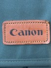 Vintage Retro Canon Dslr Green Canvas Camera Shoulder Bag Padded Case W  Strap