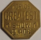 Vintage    show World Center    Peep Show Token - 42nd St New York City Ny - Coin
