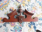 Vintage French  Wood Over Door  Fronton Pediment