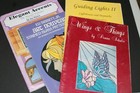 Sp71 Lot Of 4 Stained Glass Pattern Books Lighthouses  Art Nouveau  Accents  Etc