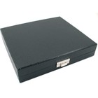 36 Slot Ring Tray Display Black Travel Jewelry Showcase
