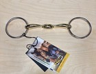 Neue Schule Salox Team Up Double Joint Loose Ring Snaffle Bit 5 5  - 16mm
