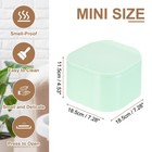 Mini Trash Cans  0 8 Gallon Press Type Small Desktop Trash Can  Nordic Green
