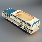 Vintage 60 s Greyhound Bus Daffy Taffy Figural Candy Box Ny World Fair Rare Find