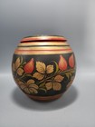 Hand Painted Wooden Russian Lidded Khokloma Jar