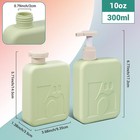 Travel Pump Bottles  Refillable Plastic Empty Squeeze Bottle With Flip Caps 