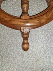 12  Vintage Boat Ship Steering Wheel Brass Hub Wood Wooden Decorative Nautical