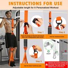 Pull Up Assistance Bands 225lbs  3 Heavy Duty Resistance Bands  Dual Foot Rest
