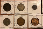 1889-2015 South  Central America 20 Coins-belize chile brazil mexico honduras dr