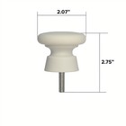 Large Plastic Bumper Pool Post - White