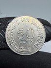 Singapore 50 Cents Lionfish Coin  Random Year  Xf-bu Condition
