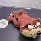 Vintage 1996 Taz Bean Bag Plush Toy Stuffed Animal Looney Tunes Teeny Beanie 8   