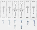 200 Pcs Self Drilling  tapping Sheet Metal Screws Hex-washer Head Assortment Sae