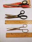 3x Vintage Wiss Scissors Shears Arts   Crafts Tailor Upholstery Seamstress