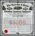 1873 The Houston   Texas Central Railway Company -  1000 Gold Bond