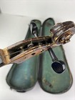 Antique Violin With Case Wood S1 490b String Need Repairs Instrument Unknown